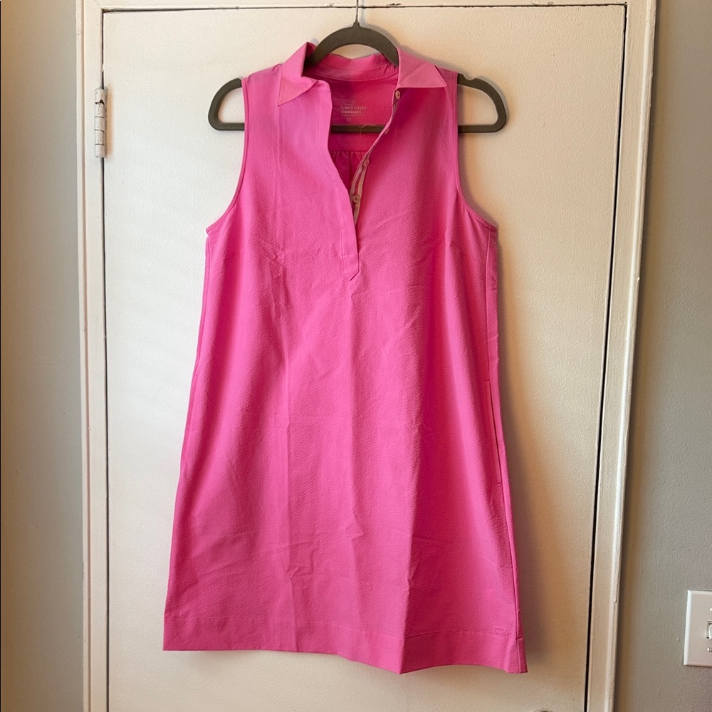 Vineyard Vines Pink Sleeveless Dress